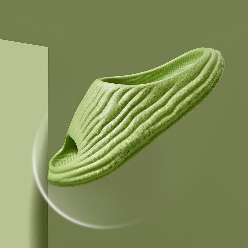 Cheap Shower Slippers Women EVA Cloud Slippers Bitter Gourd Slipper