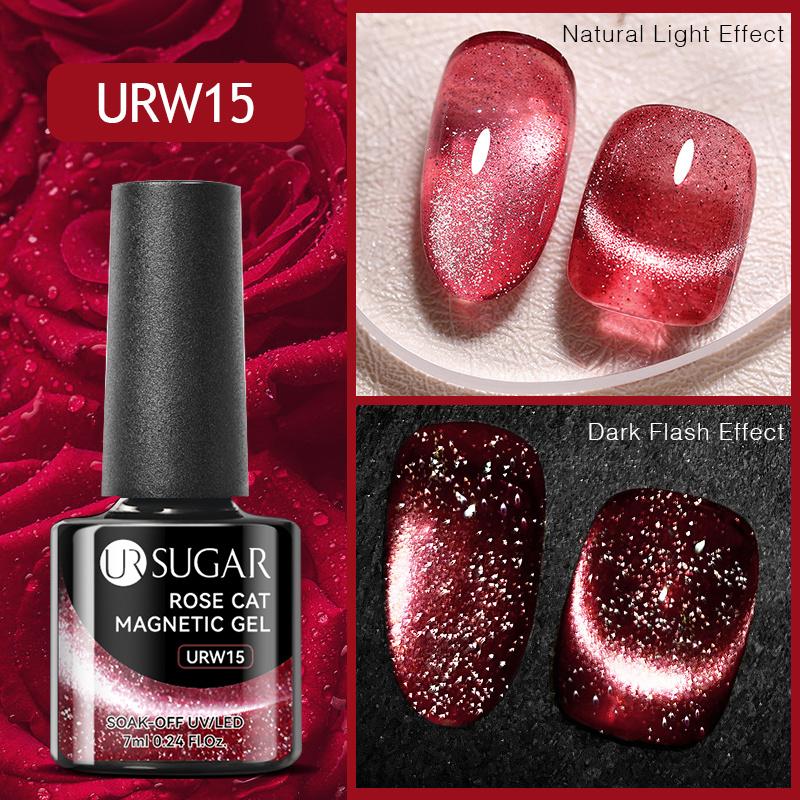 Buy UR SUGAR Shiny Rainbow Cat Gel Nail Polish Dynamic