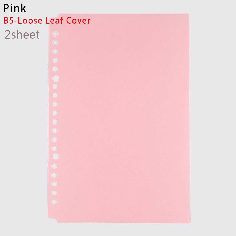 Cheap Clear File Folder Refillable Notebook Paging Separator Notepad