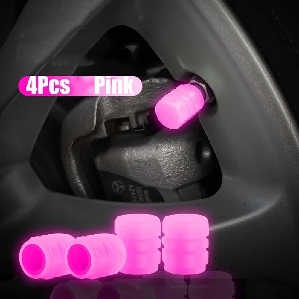 Luminous Tire Cover Wheel Tires Valves Covers Car Tire Valve Stem Caps