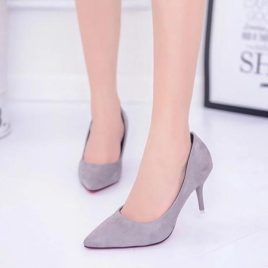Cheap Women Shoes Pointed Toe Pumps Patent Dress Shoes High Heels Boat