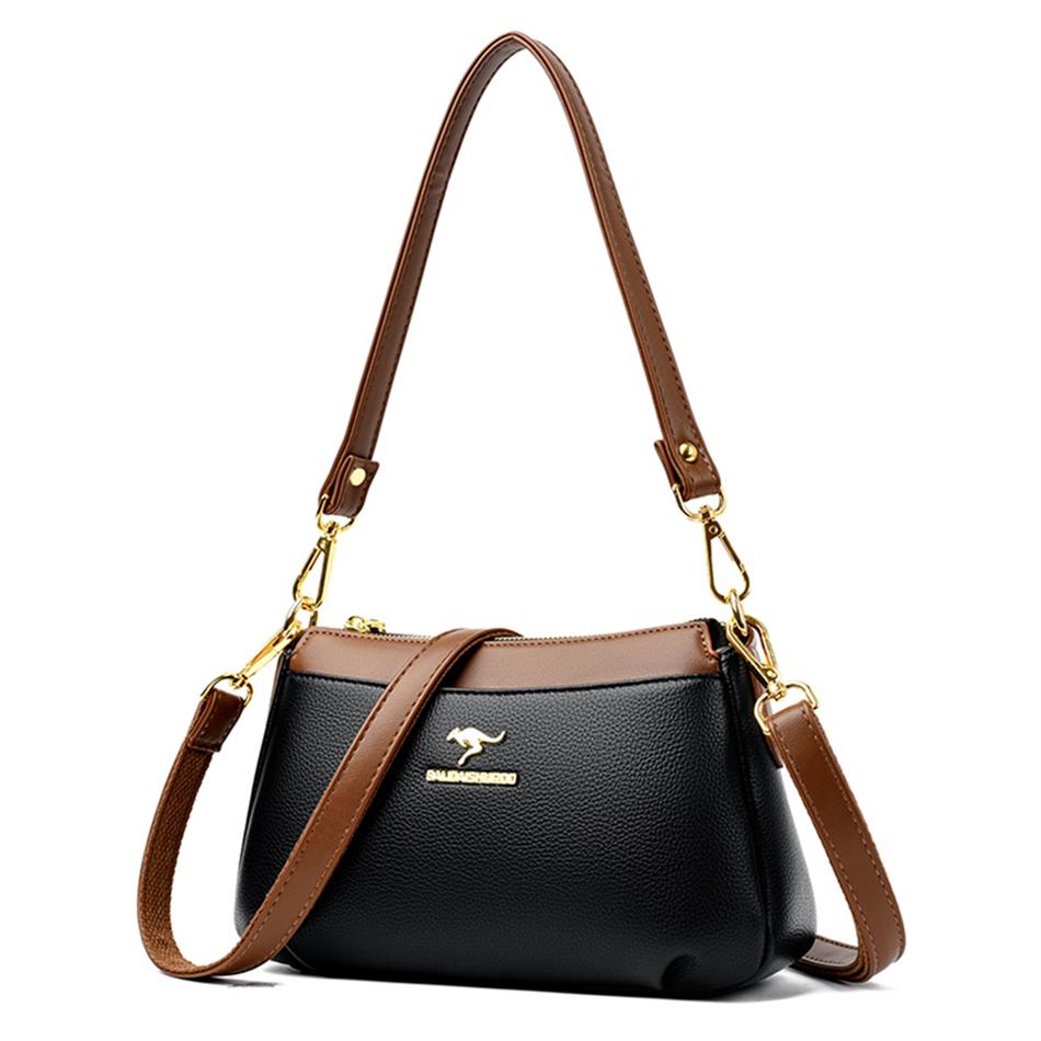 Buy Simple Casual Ladies Messenger Bags Fashion PU Leather Shoulder