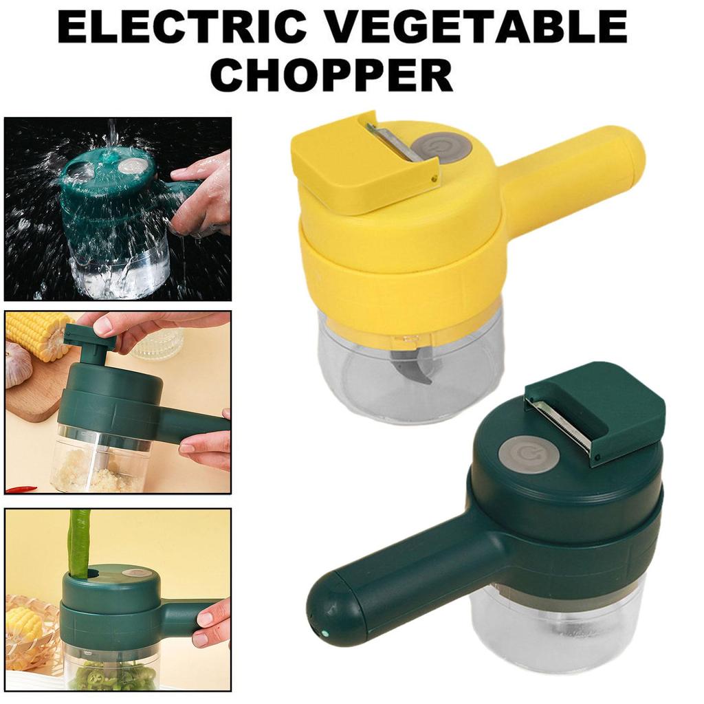Buy 4In1 Multifunctional Electric Vegetable Cutter Slicer Mixer Cutting Garlic Garlic Slice