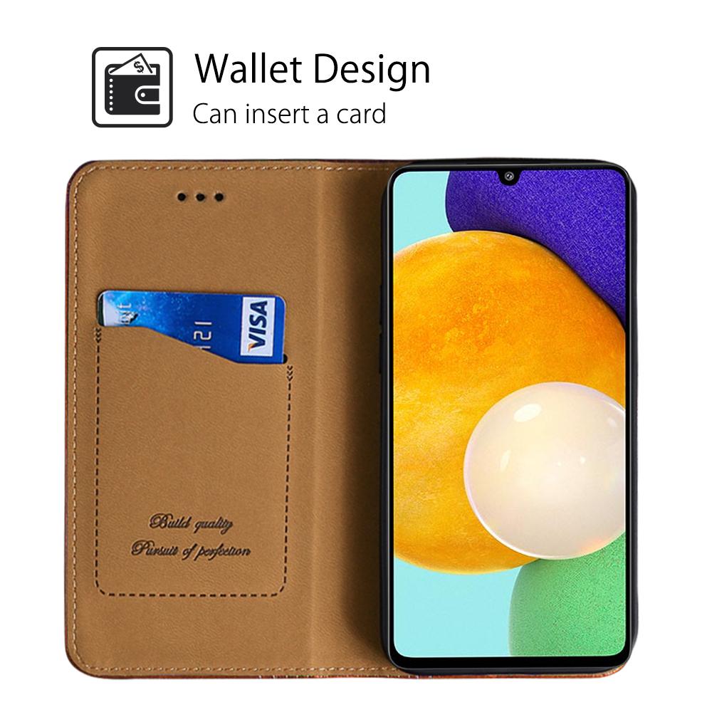 Cheap Retro Flip Wallet Case For Samsung A03 Core A13 A22 A32 A53 S22