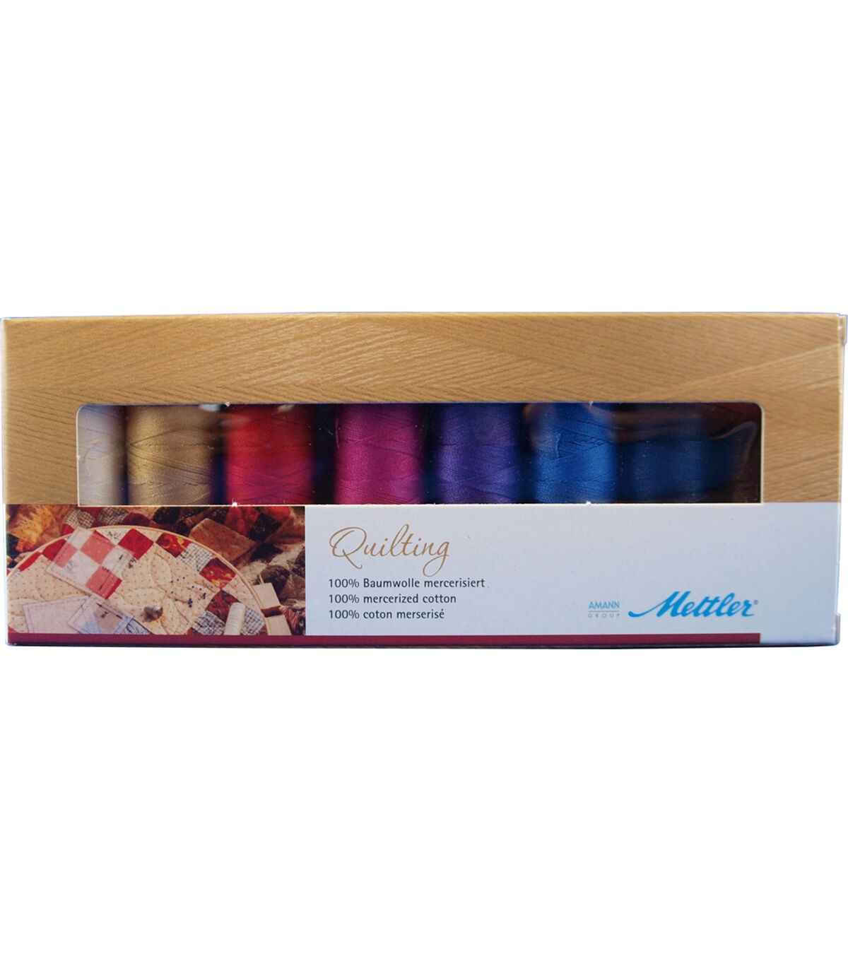 Mettler Cotton Machine Quilting Thread Gift Pack 8pk