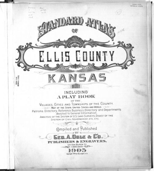 Standard atlas of Ellis County, Kansas Kansas Memory