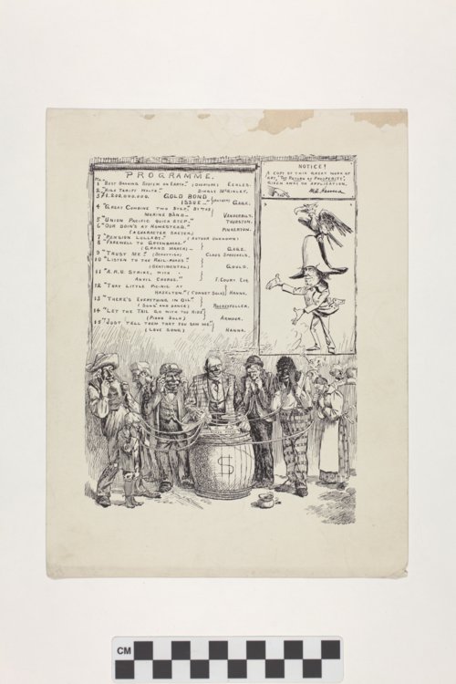 Political Cartoon by Myron A. Waterman Kansas Memory Kansas