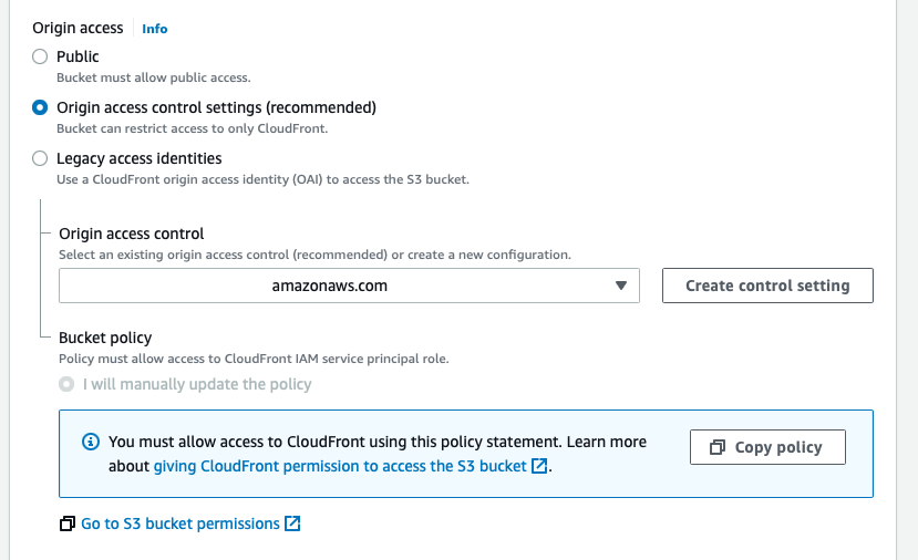 [AWS] Change S3 OAI To OAC