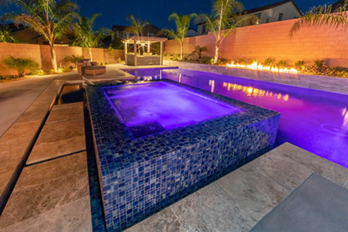 Outdoor Designs by Swimming Pool Work ashwin patel, Dewas Kolo