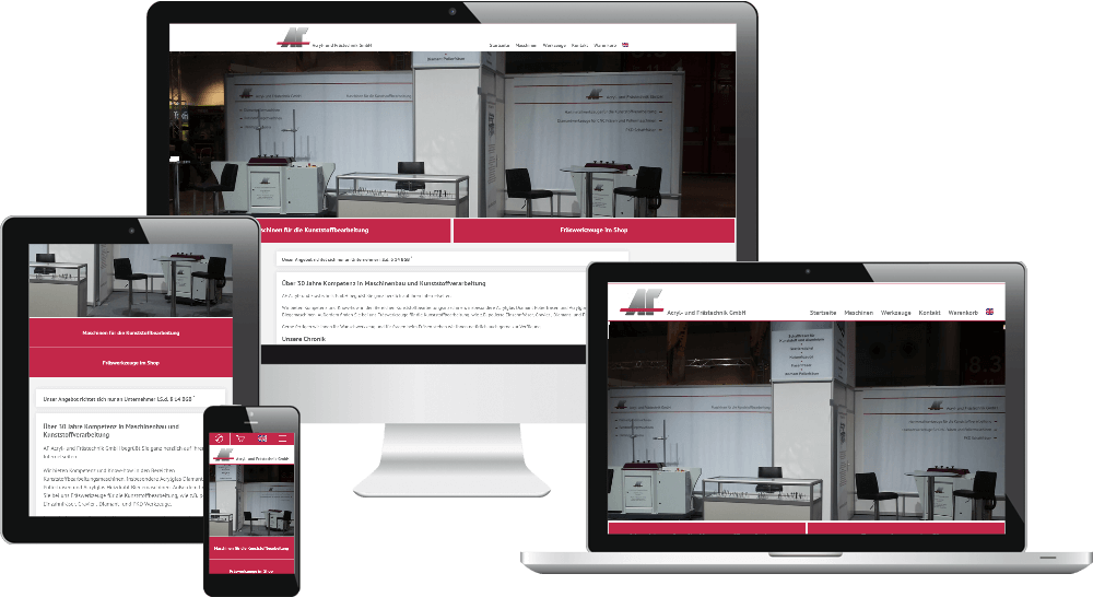 Mehrsprachige Homepages für MaschinenbauFirmen