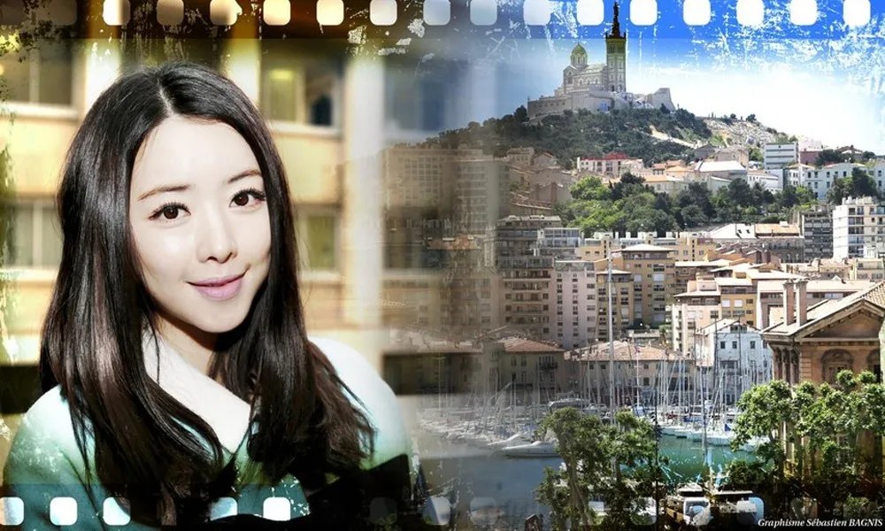 Hong Sua decorates the front page of French daily newspaper "La Provence"