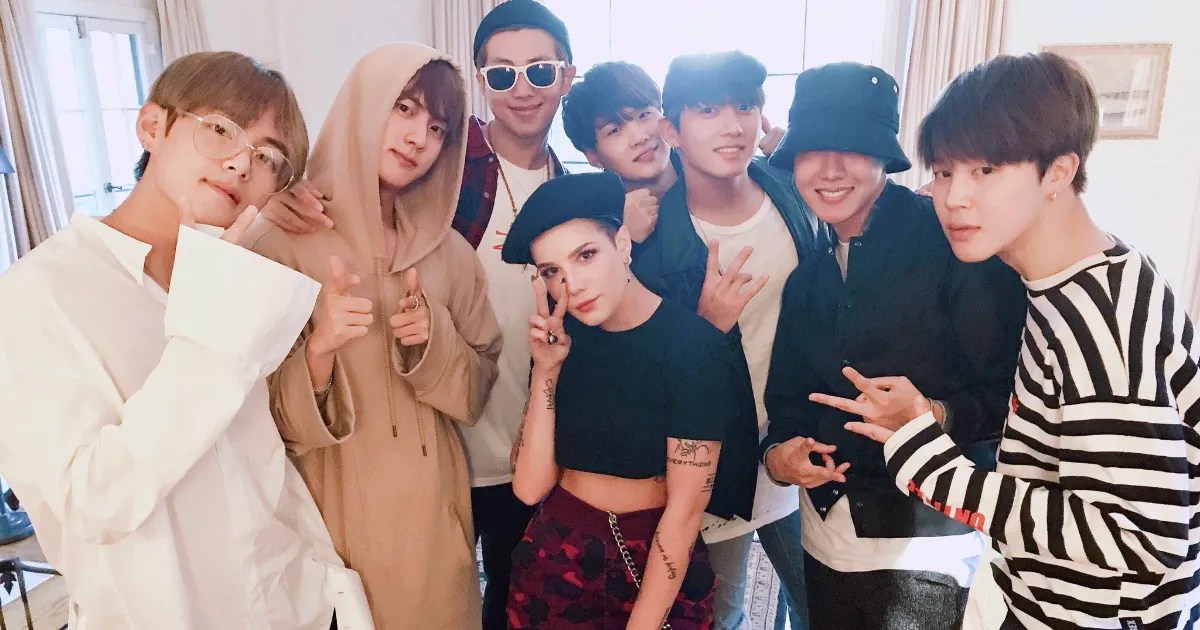 BTS Reveals The Heartwarming Gift They Received From Halsey Koreaboo