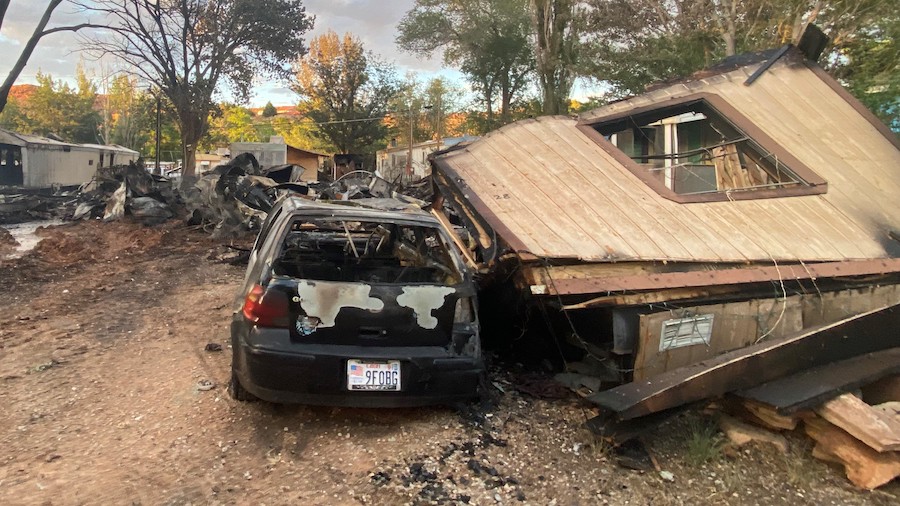 'We lost everything' Couple describes escaping fire that destroyed