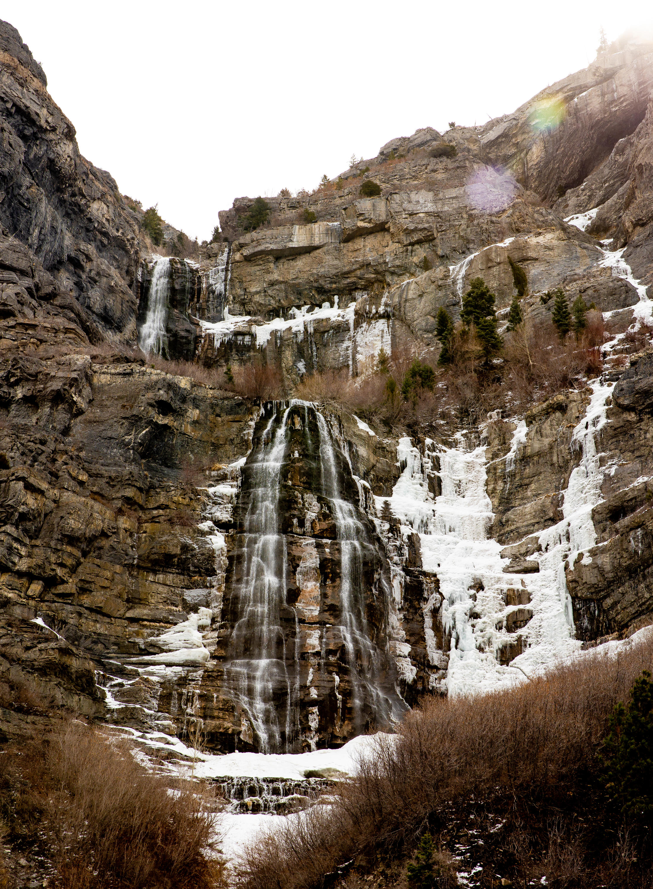Ice climber falls 40 feet at Bridal Veil Falls Flipboard
