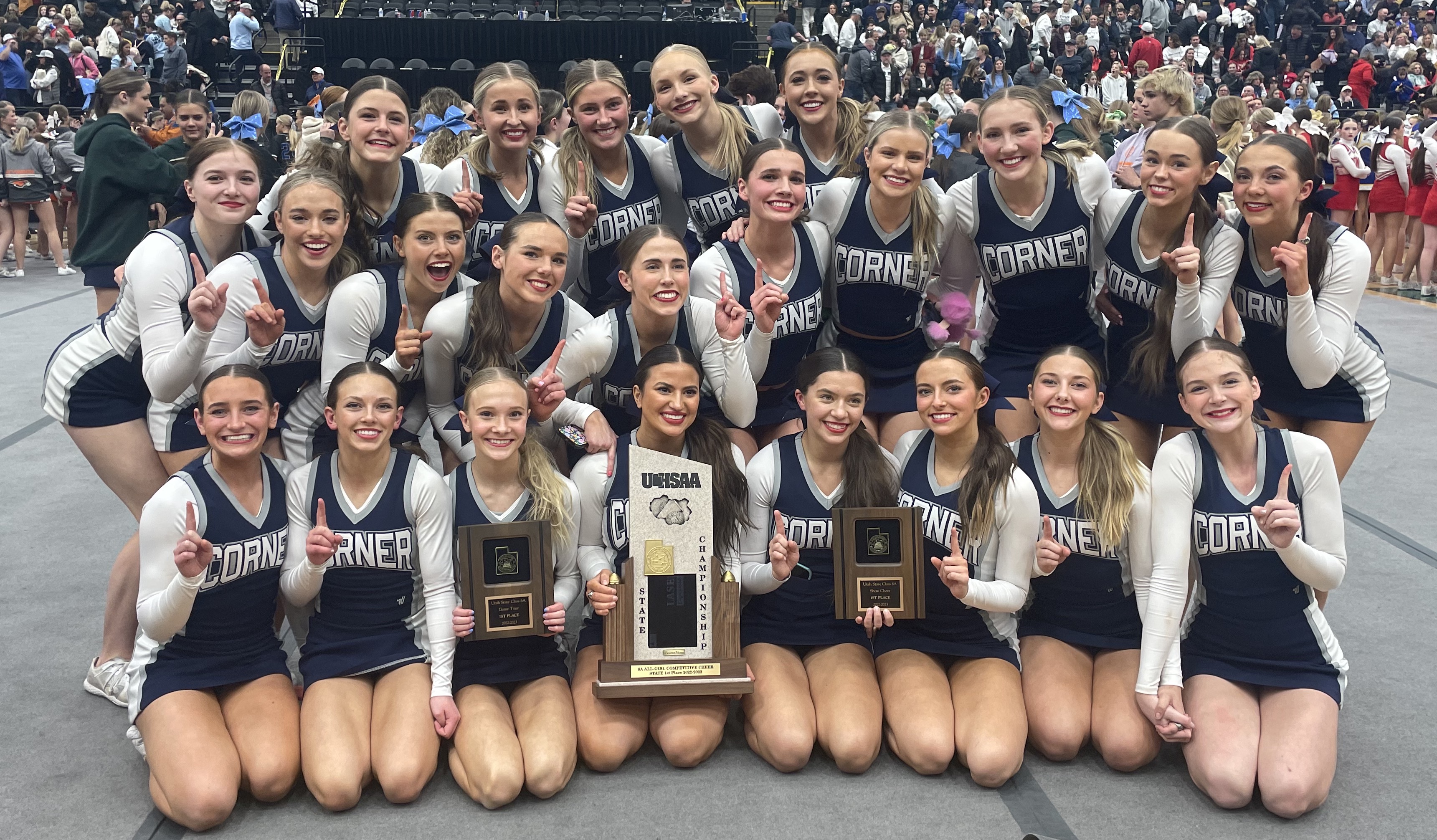 Corner Canyon, Skyridge top inaugural 6A competitive cheer