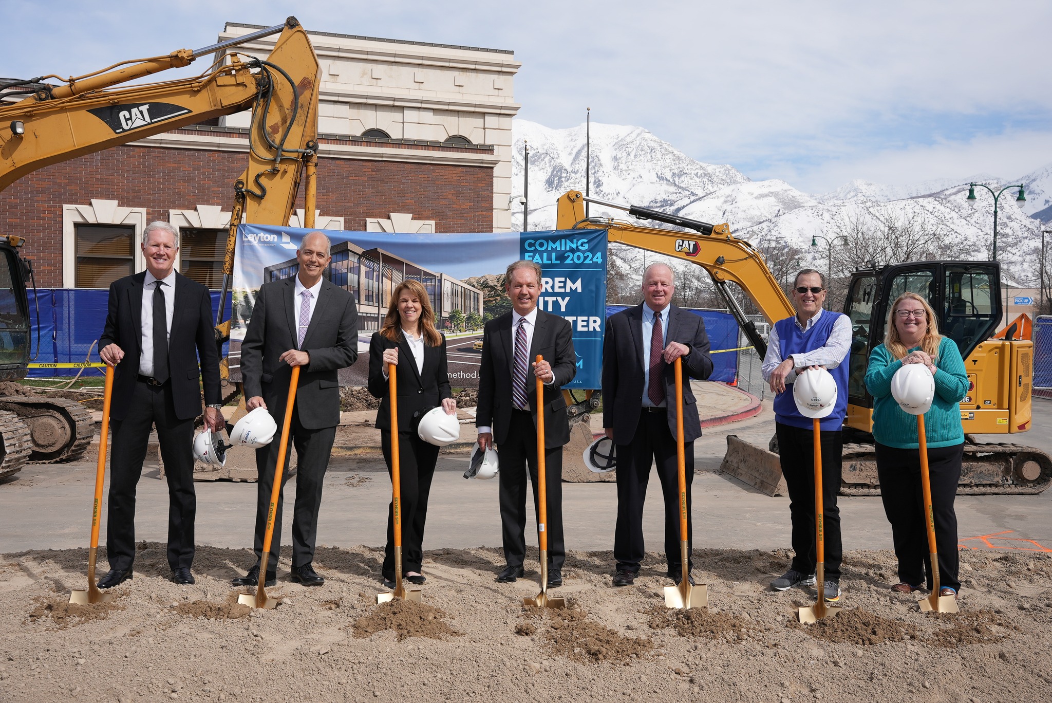 Orem breaks ground on new city center building