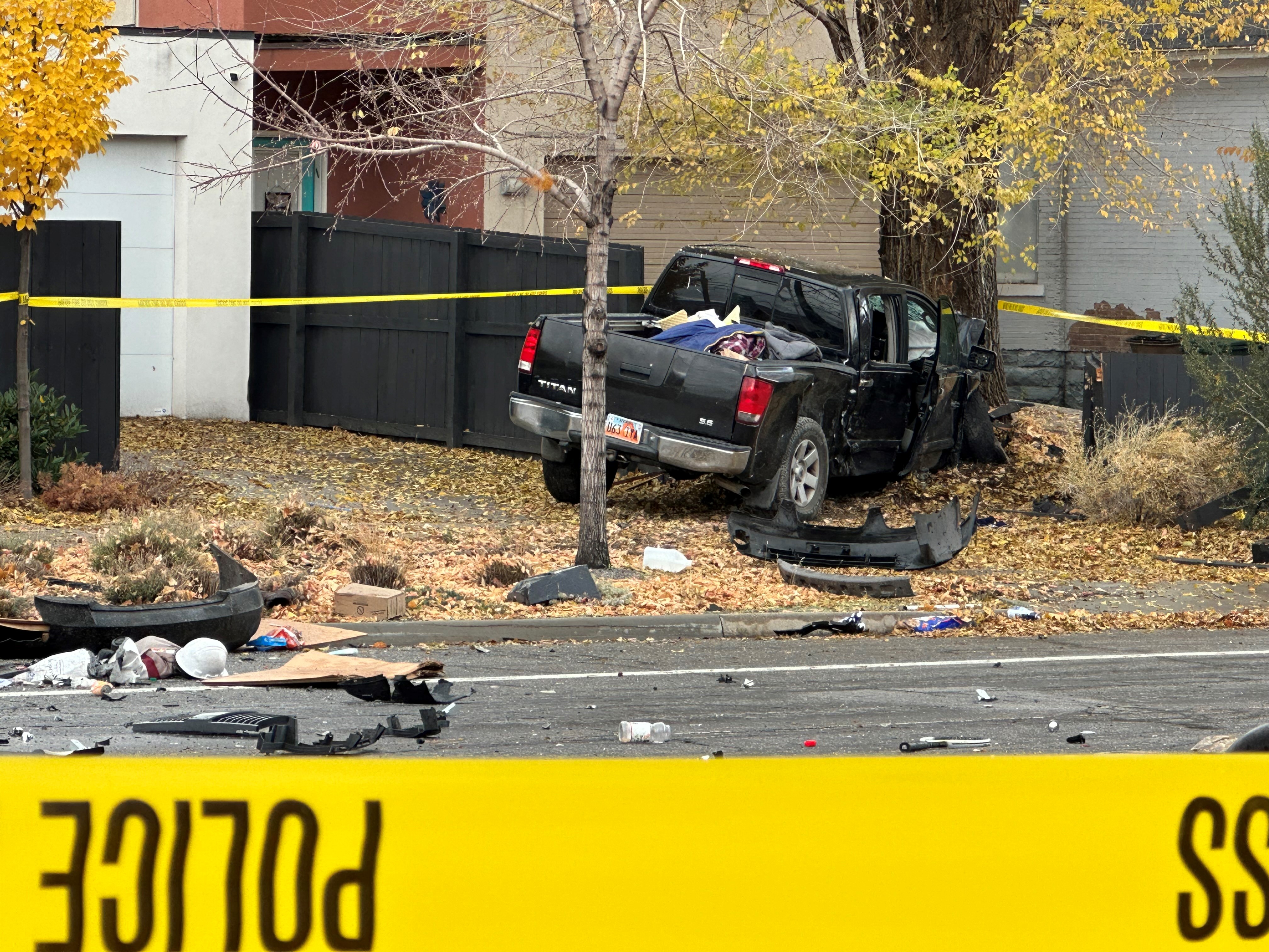 Man injured after stolen truck crashes into him in Salt Lake City