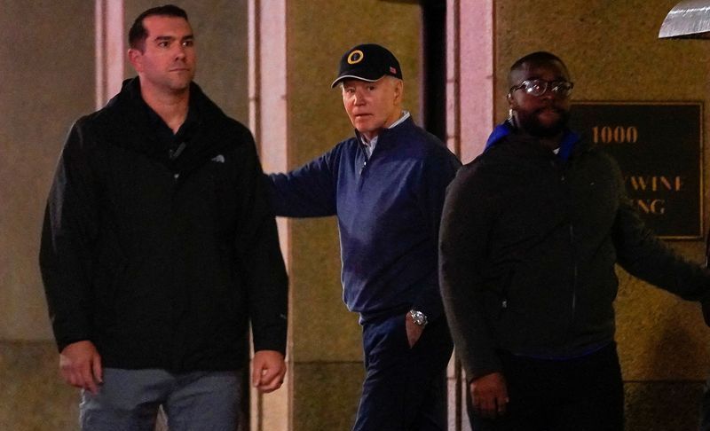 Police say driver accidentally struck parked SUV in Biden's motorcade