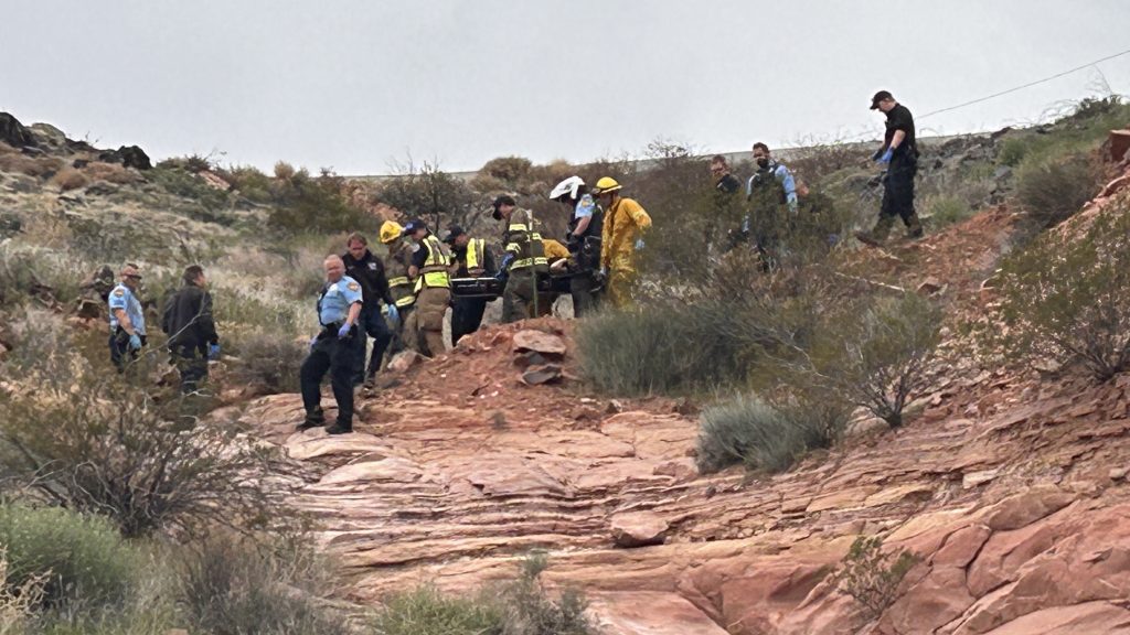 Car sails over cliff in St. recovery team negotiates rocky