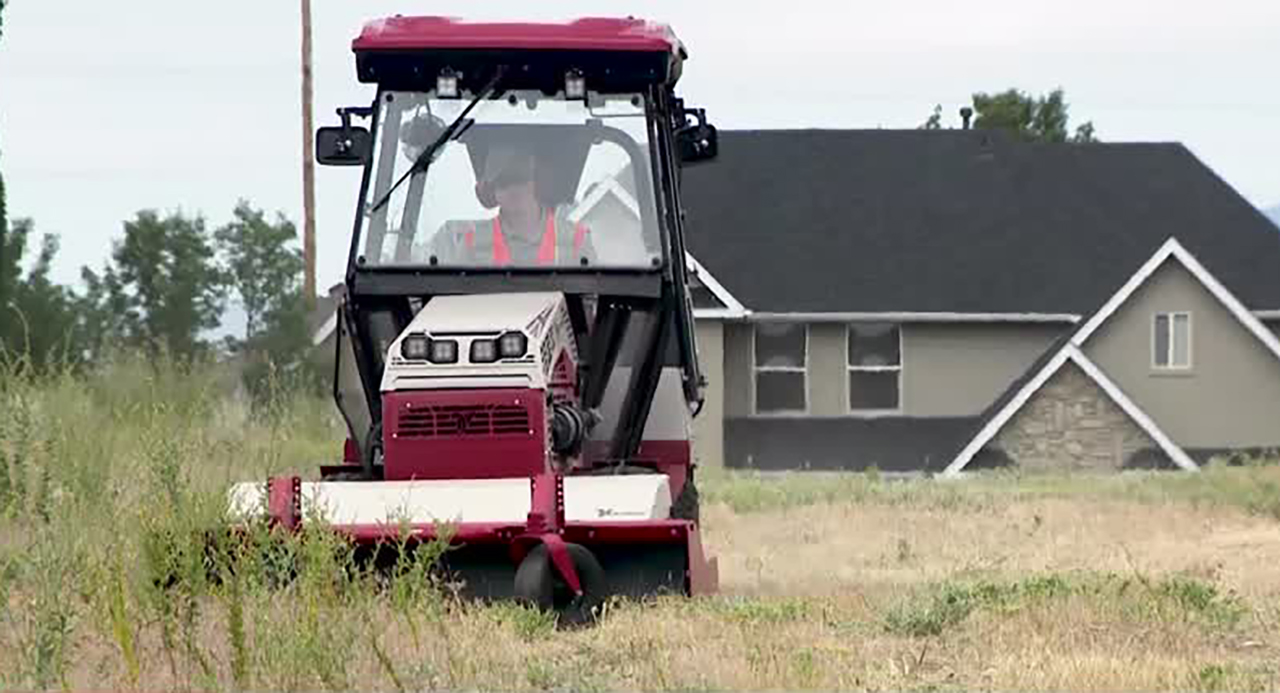 Sandy crews mow, weed to reduce potential fire hazards around the city
