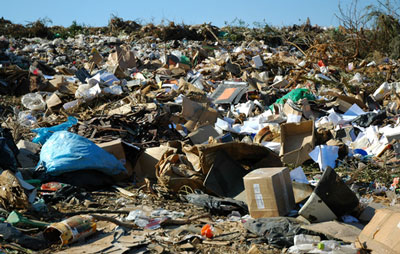 Waste at er County landfill