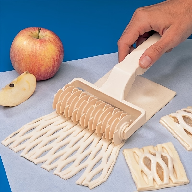 Pastry Lattice Roller Cutter Pie Pastry Dough Cutter Roller Temu