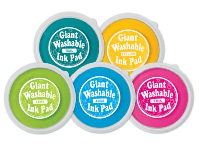Giant Washable Color Ink Pads Set 2 at Lakeshore Learning