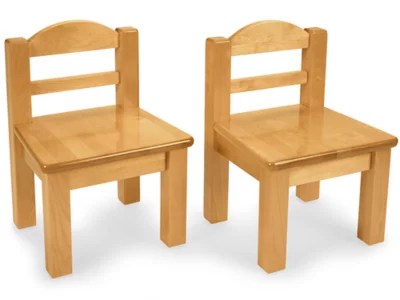 Extra Toddler Hardwood Chairs Set of 2 at Lakeshore Learning