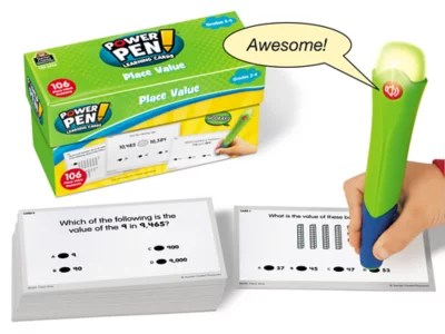 Place Value Power Pen!® Quiz Cards at Lakeshore Learning