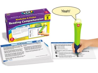 Power Pen!® Reading Comprehension Quiz Cards Gr. 5 at Lakeshore Learning