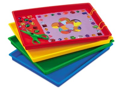 EasyClean Craft Trays Set of 4 at Lakeshore Learning