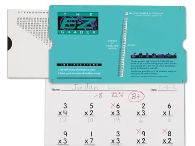 The EZ Grader Grading Calculator at Lakeshore Learning