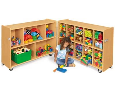 HeavyDuty Fold & Roll Cubby Unit at Lakeshore Learning