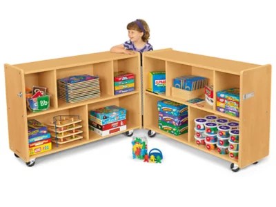 HeavyDuty Fold & Roll Storage Unit at Lakeshore Learning