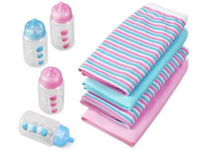 Baby Doll Blankets & Bottles at Lakeshore Learning