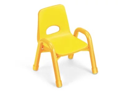 Kids Colors™ Stacking Chair 11 1/2" Yellow at Lakeshore Learning
