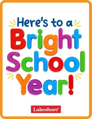 Here’s to a Bright School Year! EGift Card at Lakeshore Learning