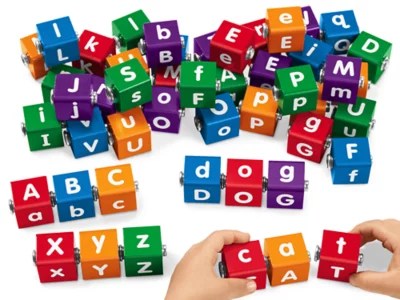 SnapTogether Letter Blocks at Lakeshore Learning