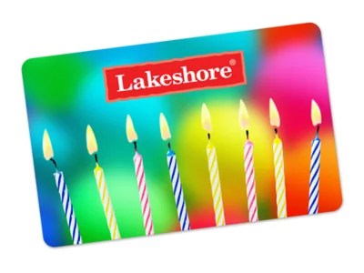 Birthday Candles EGift Card at Lakeshore Learning
