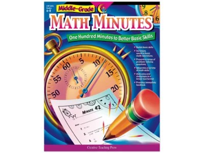 Math Minutes Workbook Gr. 68 at Lakeshore Learning