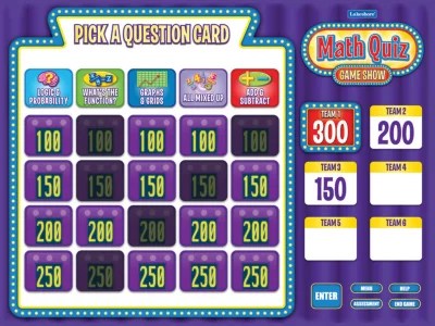 Math Quiz Game Show Gr. 46 Interactive CDROMs at Lakeshore Learning