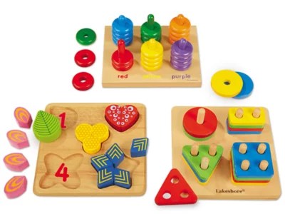 Classic Hardwood Activity Boards Complete Set at Lakeshore Learning