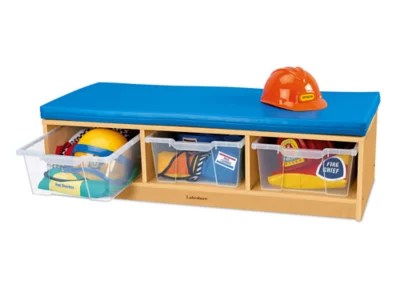 Classic Birch Storage Bench at Lakeshore Learning