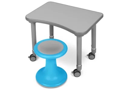 Wobble Chair and Desk Set Gr. 24 at Lakeshore Learning