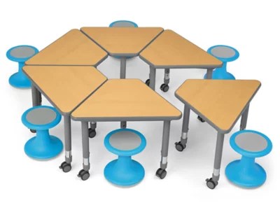 FlexSpace Wobble Chair Wedge Desk Zone at Lakeshore Learning