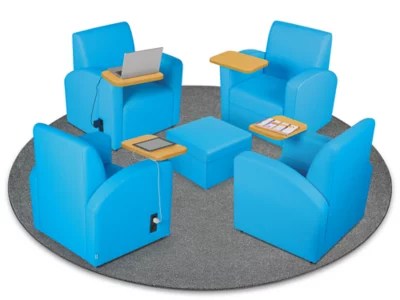 FlexSpace Comfy Chair Powered Table Zone at Lakeshore Learning