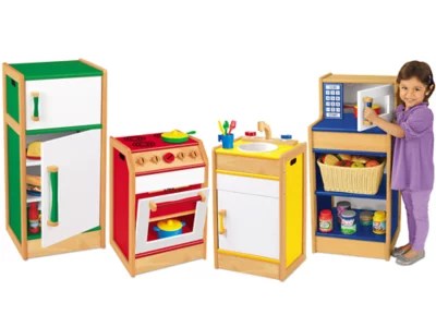 Pretend & Play Hardwood Kitchen Set at Lakeshore Learning