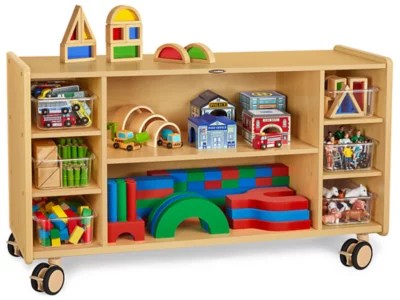 FlexSpace Jr.® Mobile Cubbies & Shelves Storage Unit at Lakeshore Learning