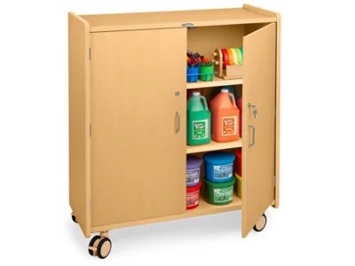 FlexSpace Jr.® Mobile Locking Storage at Lakeshore Learning