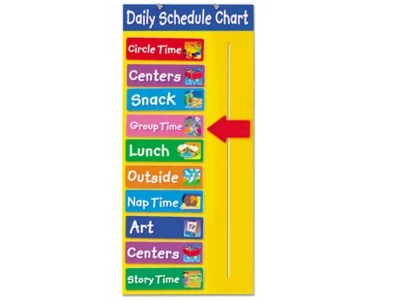 What Will We Do Today? Schedule Chart at Lakeshore Learning